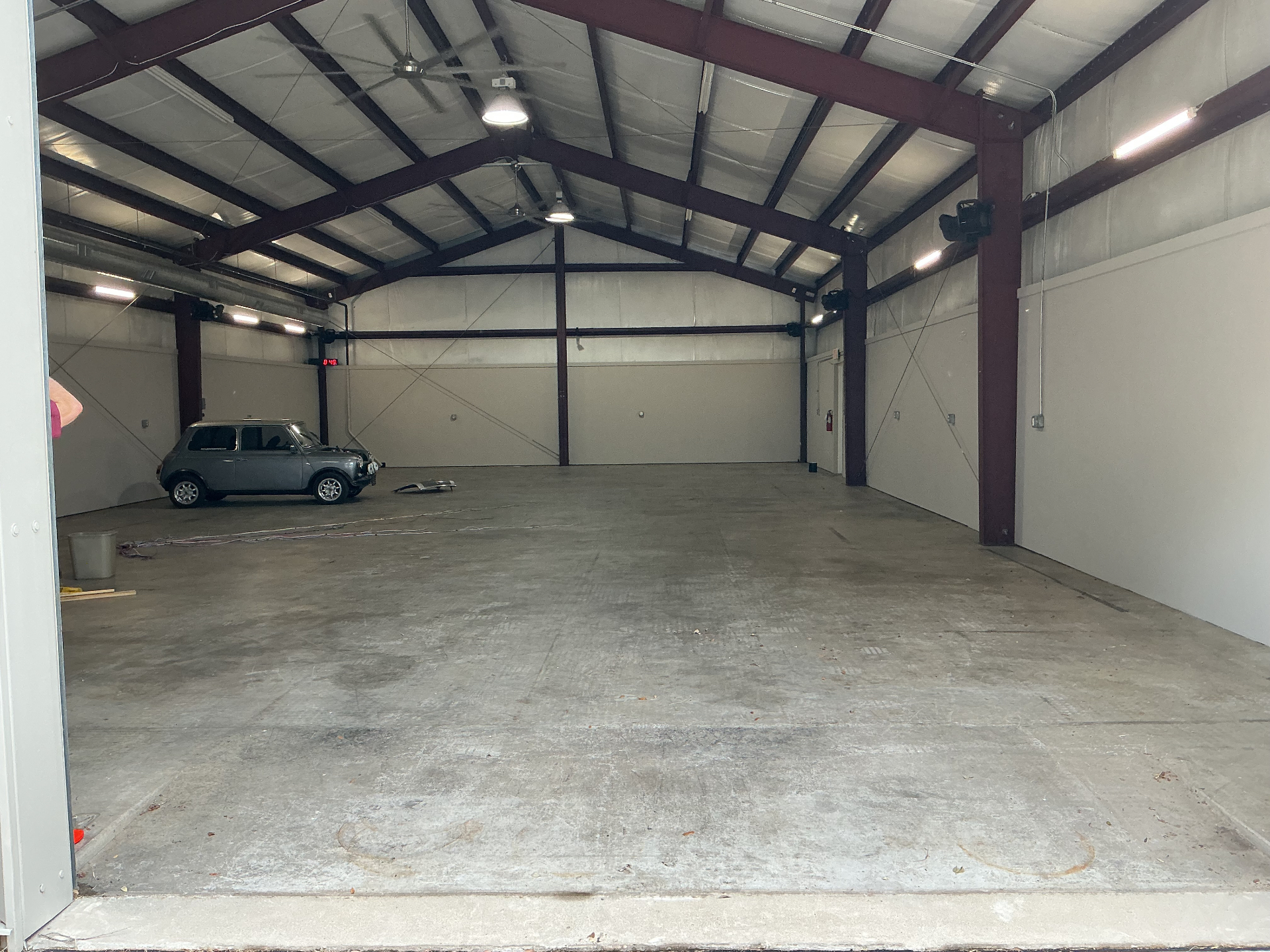 The Uplift facility — empty training floor under construction